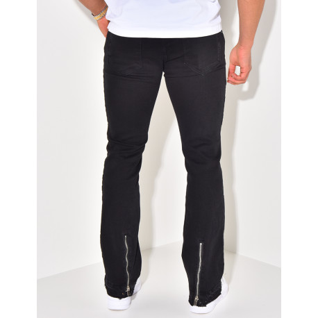 Jeans à fermeture éclaire