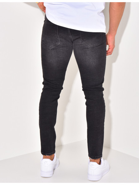 Jeans destroy délavé
