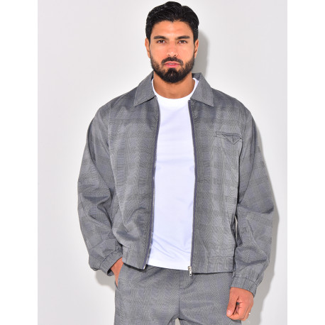 Ensemble pantalon et veste à carreaux