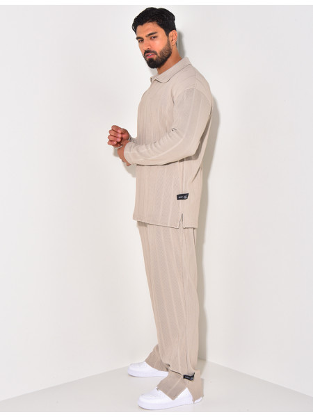 Ensemble pantalon et pull à col