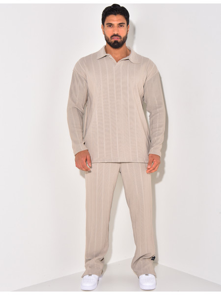Ensemble pantalon et pull à col