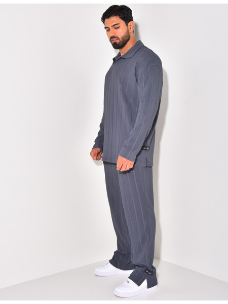 Ensemble pantalon et pull à col