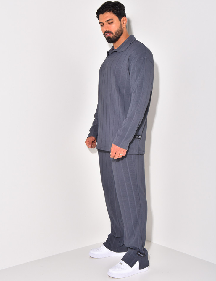 Ensemble pantalon et pull à col