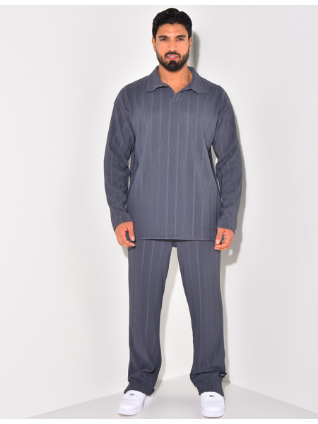 Ensemble pantalon et pull à col