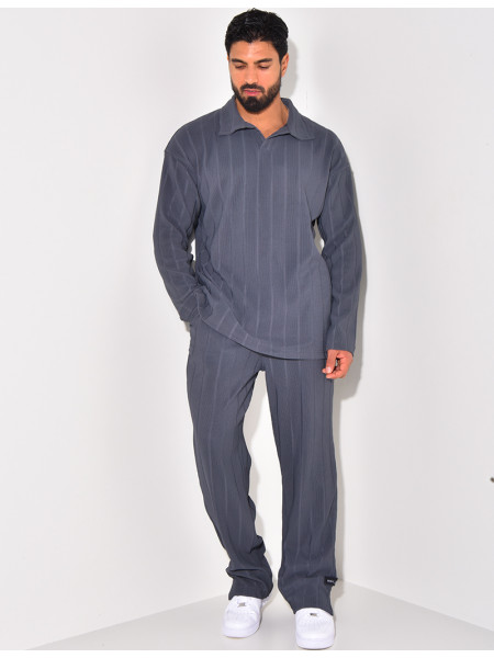 Ensemble pantalon et pull à col