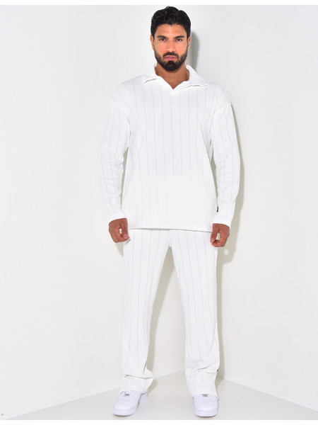 Ensemble pantalon et pull à col