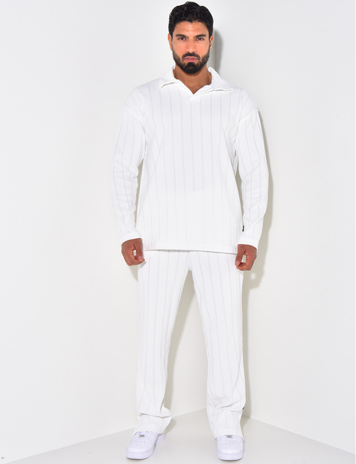 Ensemble pantalon et pull à col