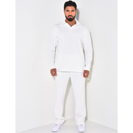Ensemble pantalon et pull à col