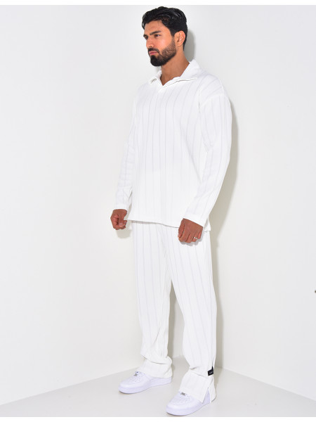 Ensemble pantalon et pull à col