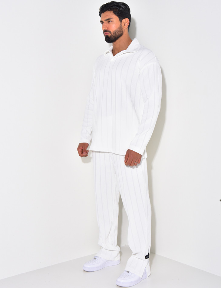 Ensemble pantalon et pull à col