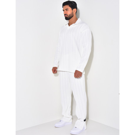 Ensemble pantalon et pull à col