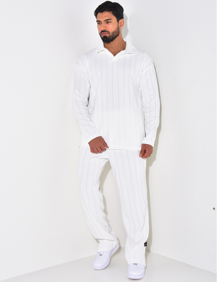 Ensemble pantalon et pull à col