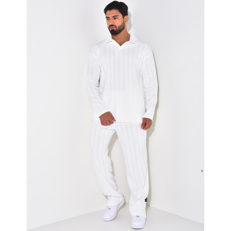 Ensemble pantalon et pull à col