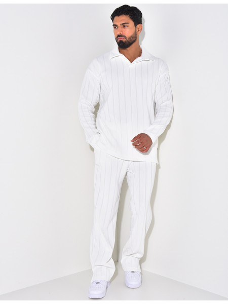 Ensemble pantalon et pull à col