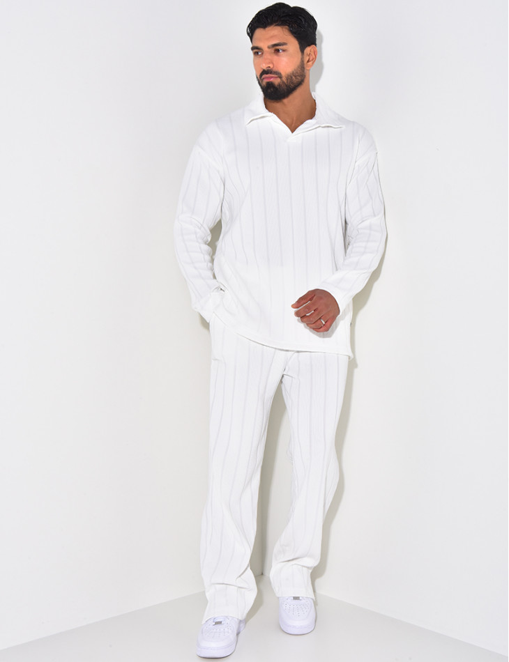 Ensemble pantalon et pull à col