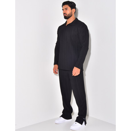 Ensemble pantalon et pull à col