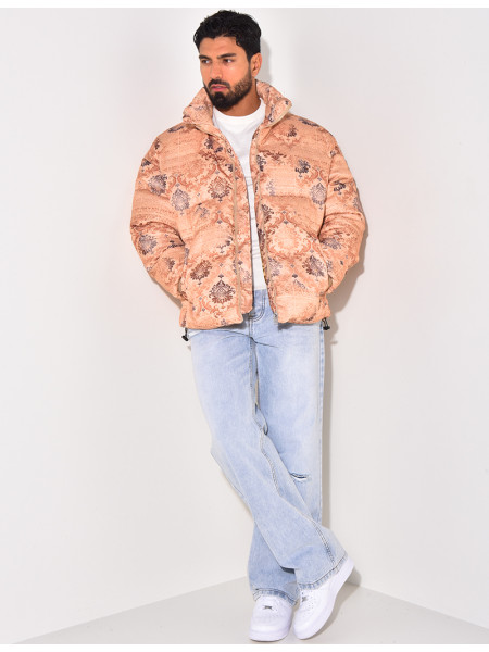 Doudoune imprimé floral