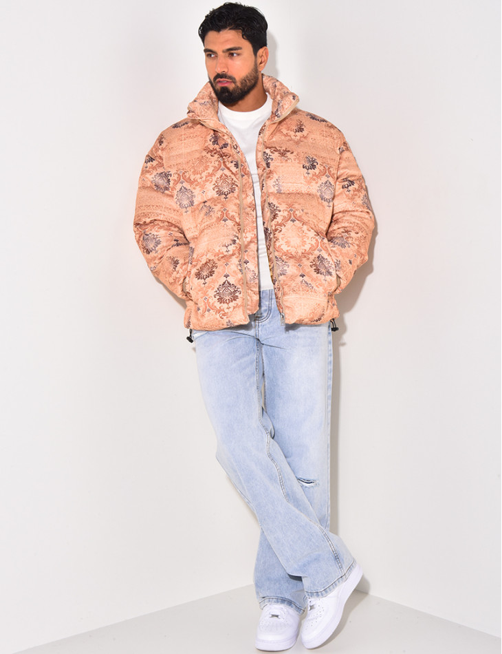 Doudoune imprimé floral