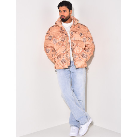 Doudoune imprimé floral