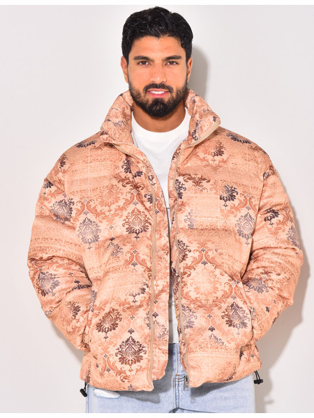 Doudoune imprimé floral