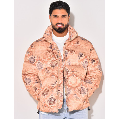 Doudoune imprimé floral