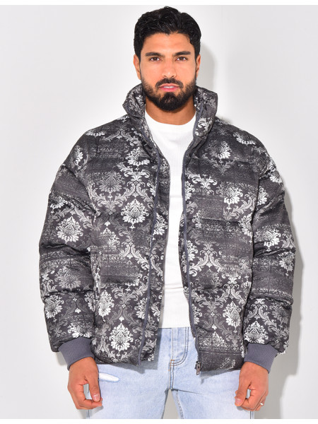 Doudoune imprimé floral