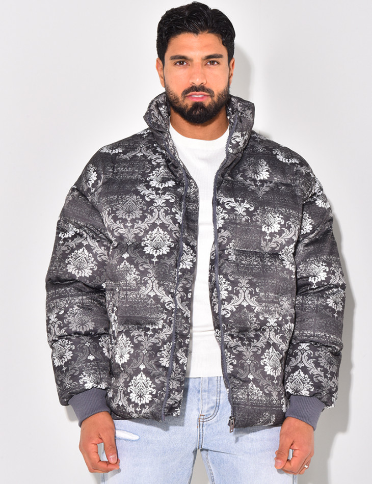 Doudoune imprimé floral