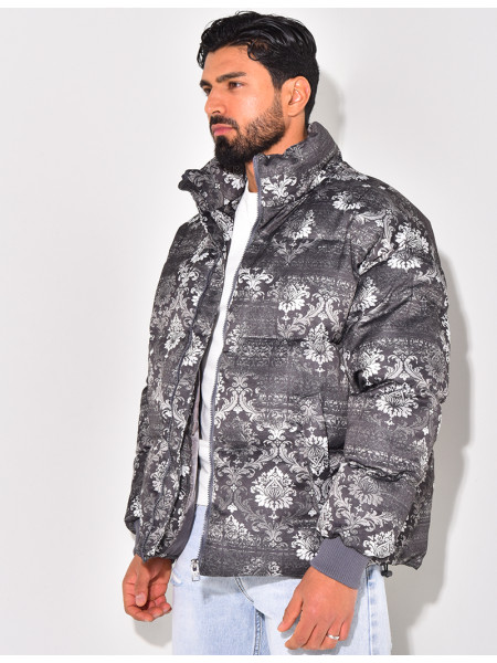 Doudoune imprimé floral