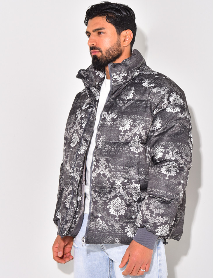 Doudoune imprimé floral