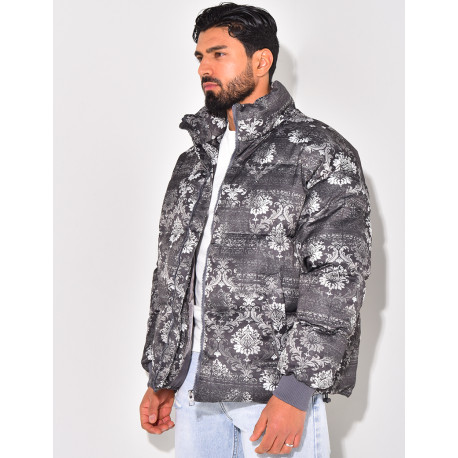 Doudoune imprimé floral