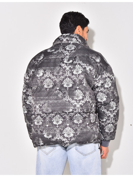 Doudoune imprimé floral