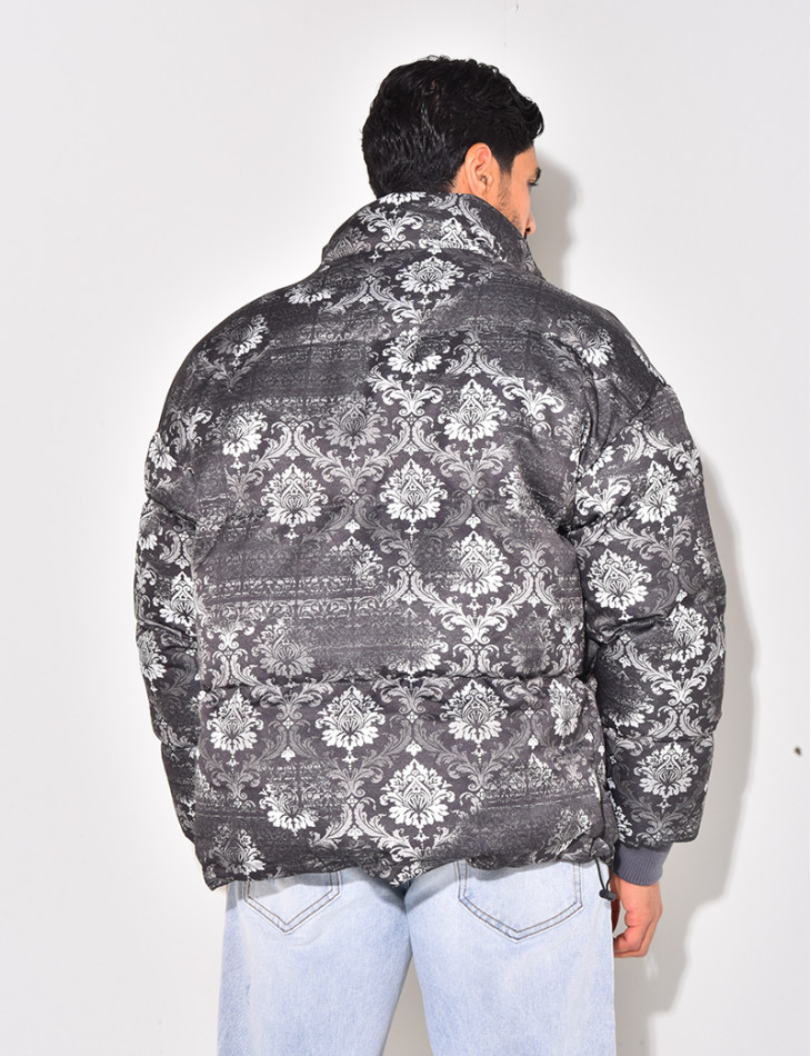 Doudoune imprimé floral