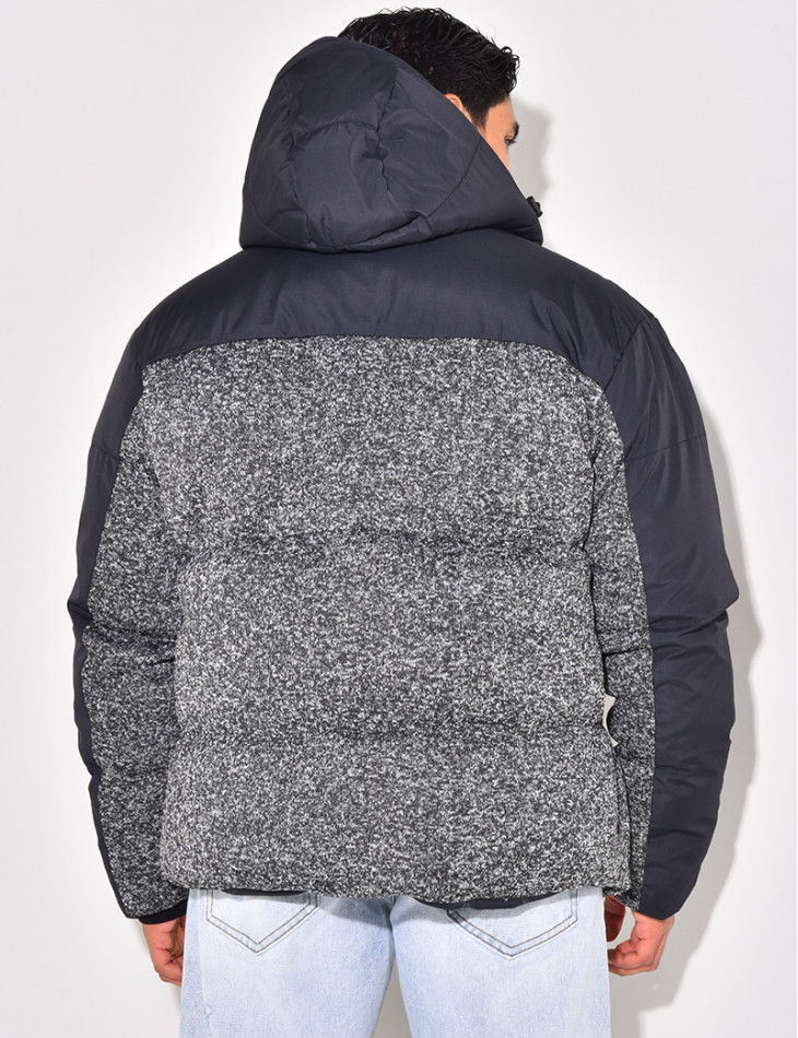 Doudoune bi-matière