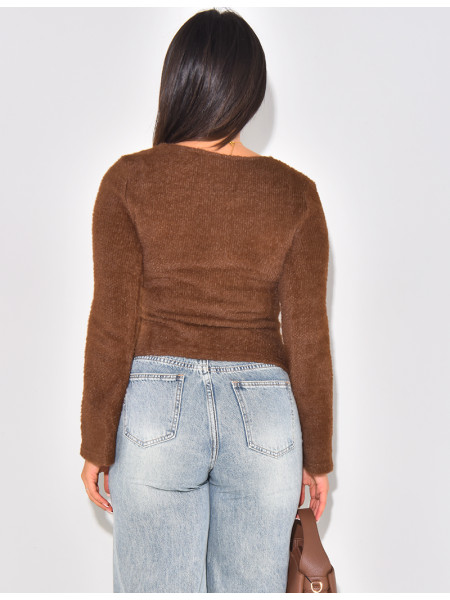 Gilet tout doux à boutons