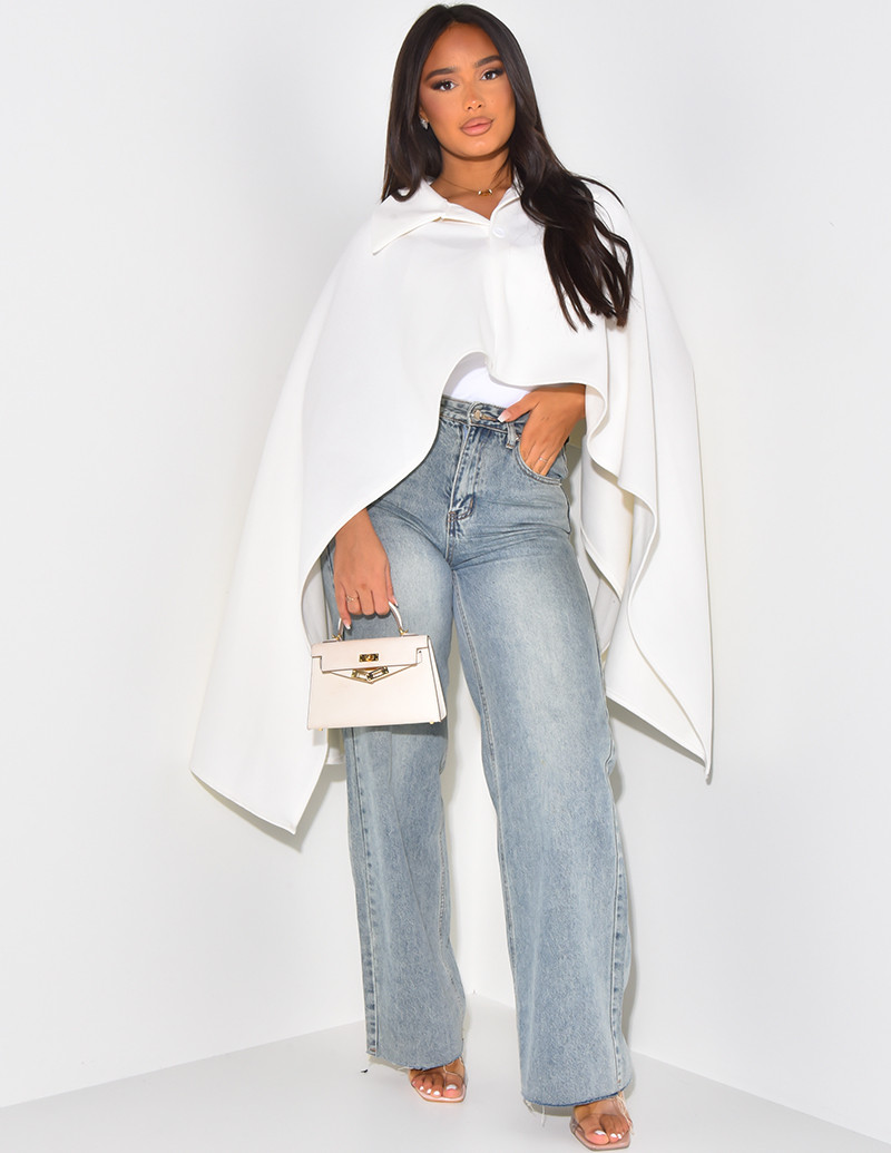 Felt cape (can be worn in...