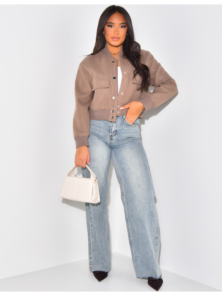 Bombers in mottled felt