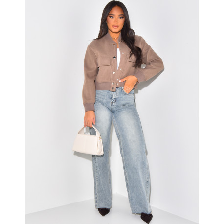 Bombers in mottled felt