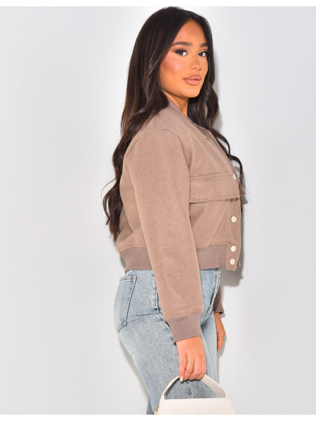 Bombers in mottled felt