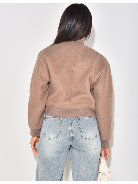 Bombers in mottled felt