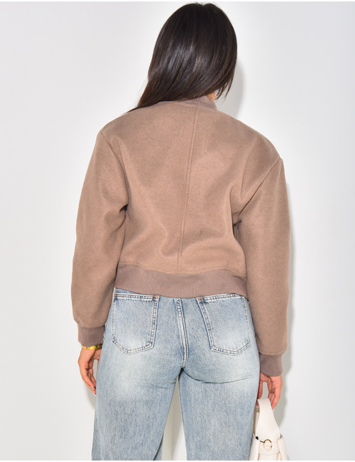 Bombers in mottled felt