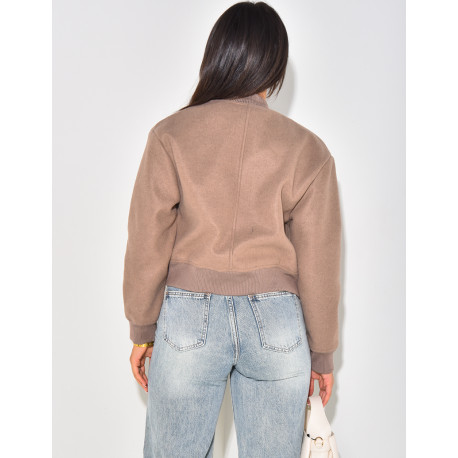 Bombers in mottled felt