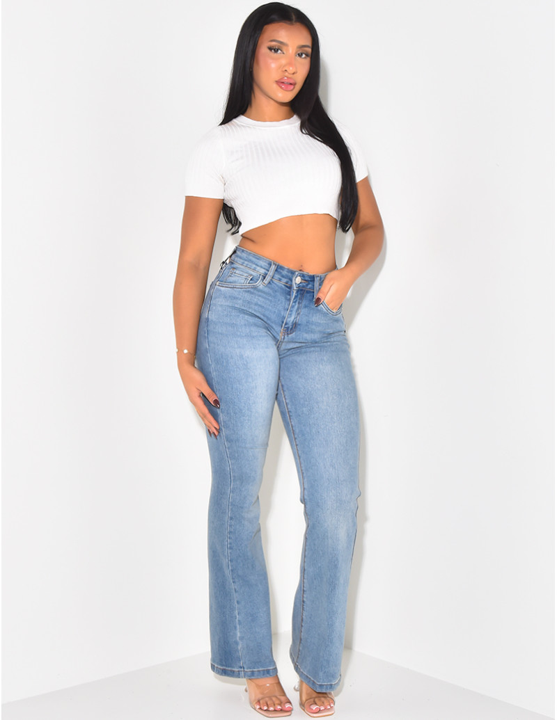 Jeans femme fashion pas cher hotsell