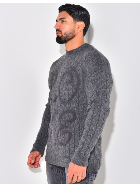 Pull en laine "Love"