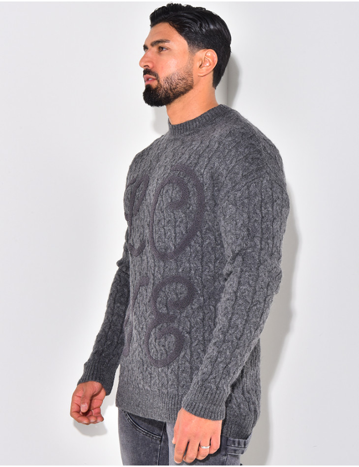 Pull en laine "Love"