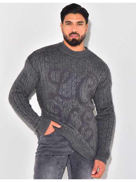 Pull en laine "Love"