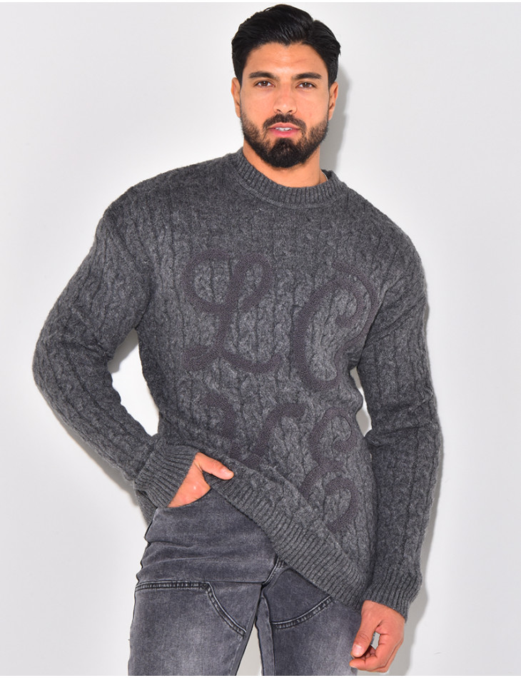 Pull en laine "Love"