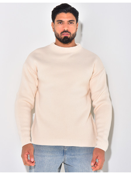 Pull en laine uni
