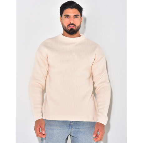 Pull en laine uni