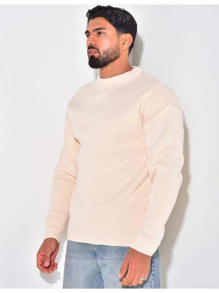 Pull en laine uni