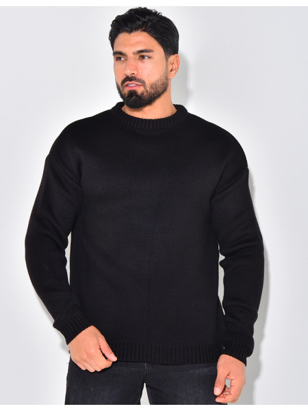 Pull en laine uni
